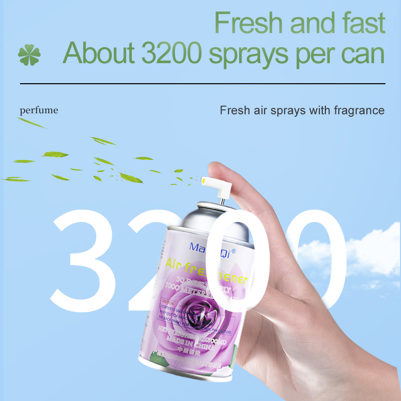 OEM 300ml Customized Perfume Dispenser Spray China Factory's Long-Lasting Room Fragrance Lavender Pattern Private Label Printing