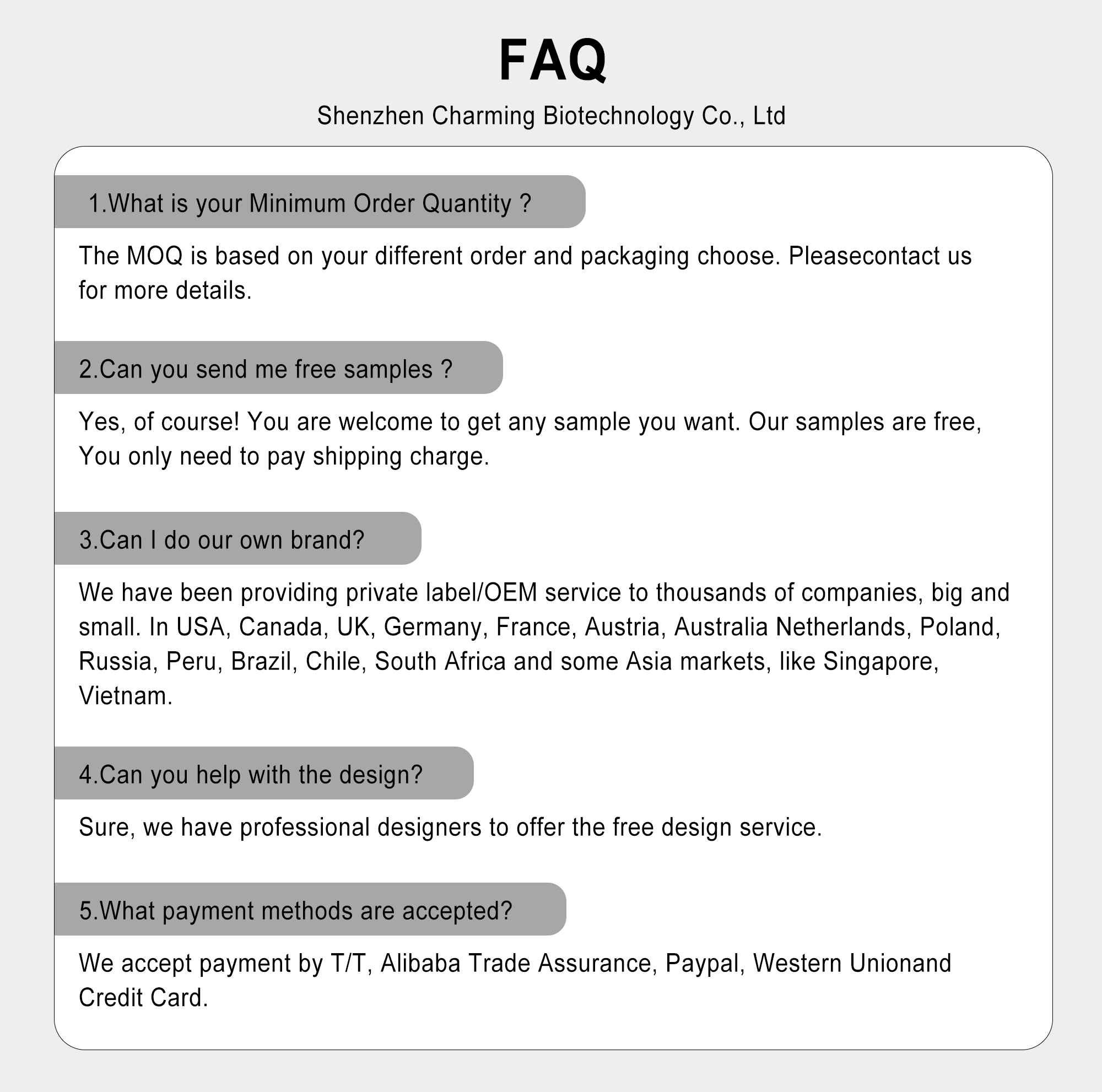 Company Profile Facility 4