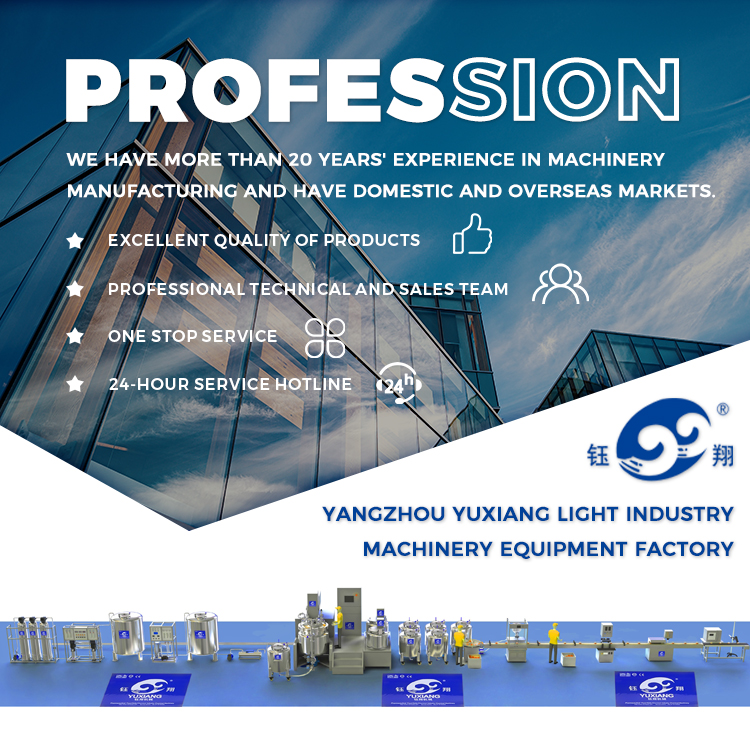 1000 Lts Reactor Vacuum Emulsifying Mixer Homogenizer