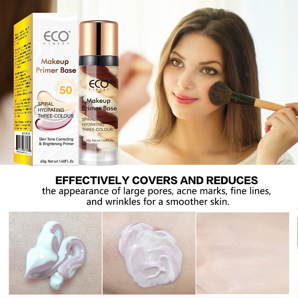 Makeup Primer Base Bulk Supplier Wholesale Three Colour Hydrating for Skin Tone Correcting OEM ODM Facial Care