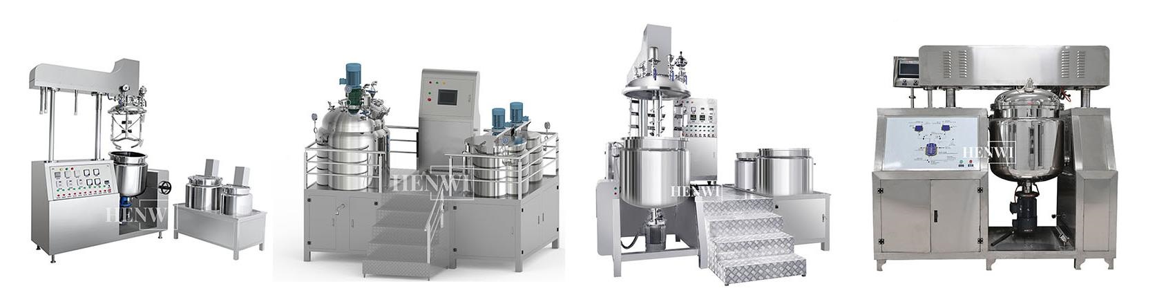 Hydraulic lifting vacuum emulsifier mixer overview