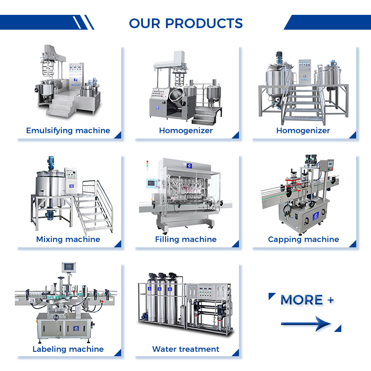 1000 Lts Reactor Vacuum Emulsifying Mixer Homogenizer Reactor 316L Homogenizer Cosmetics Production Equipment