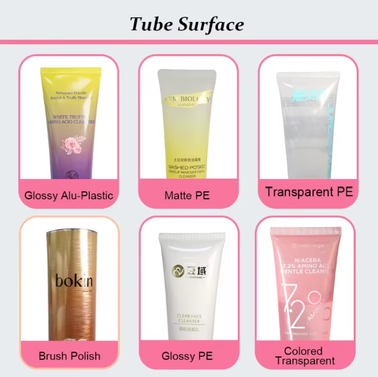 Popular 10ml 15ml Wholesale High Quality Custom Logo Screw Cap HDPE+LDPE+PP Squeeze Lip Gloss Lip Balm Skin Care Silk Screen