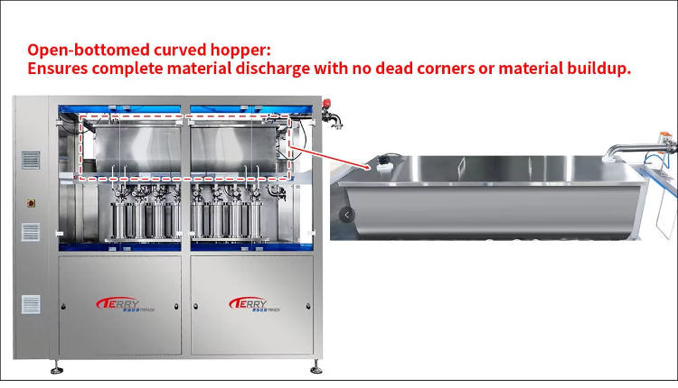 Drip tray mechanism action
