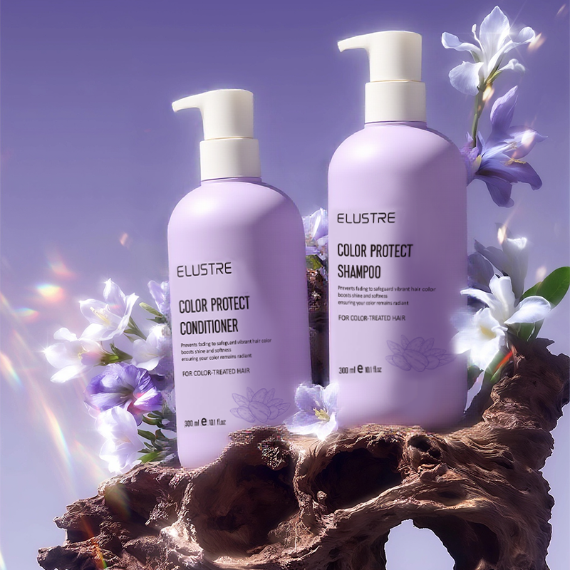 Private Label Moisturizing Dye Treatment Deep Nourishing Hydrating Argan Oil Organic Color Safe Protect Shampoo Conditioner Oily