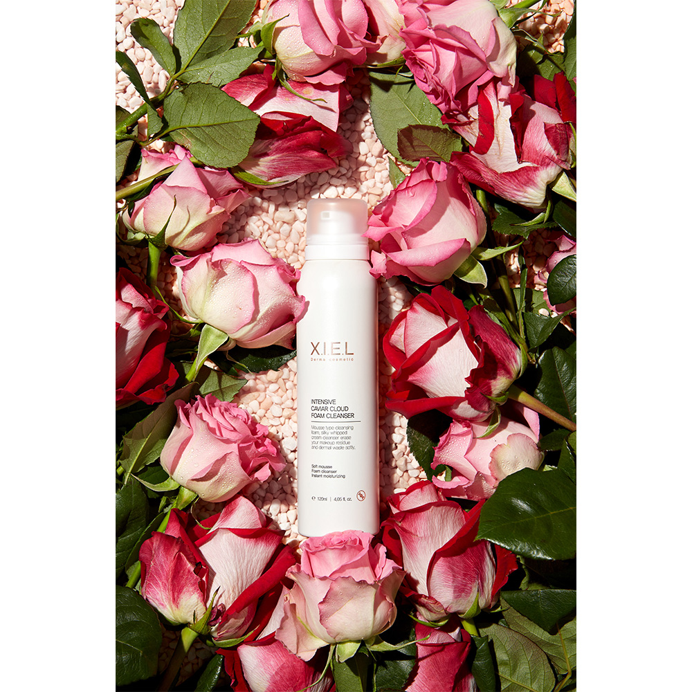 XIEL Intensive Caviar Cloud Foam Cleanser Deep Cleansing Soft Fine Bubbles Irritation All Skin Types Best Selling Korea CGMP