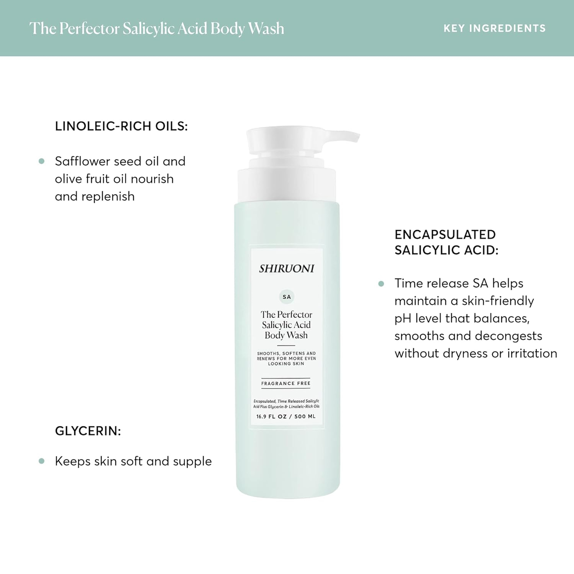 Custom Bath Shower Gentle Cleansing Salicylic Acid Nourishing Whitening Moisturizing Body Wash for Skin Smoothing Softening
