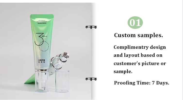 Cosmetic tube packaging option