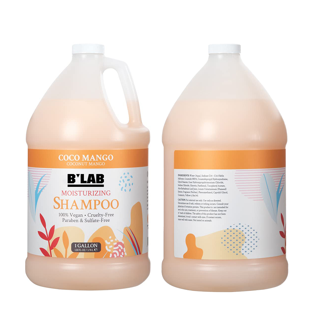 Private Label Hair Care Shampoo Supplier for Gallon of Shampoo and Conditioner Moisture Coconut Oil Shampoo Bulk