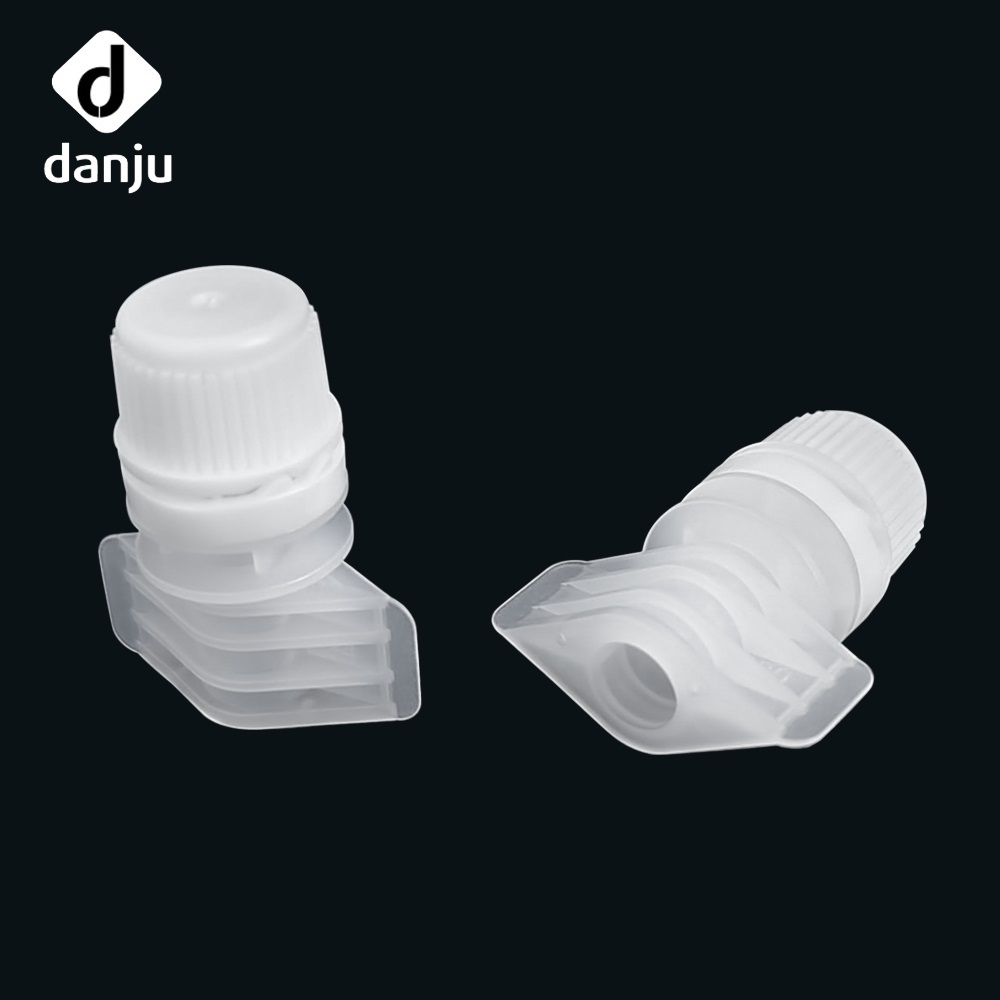 Leakproof 6mm Precision Dispensing Plastic Spout Cap for Cosmetic Skincare Cream Gel Personal Care Flexible Packaging Pouch
