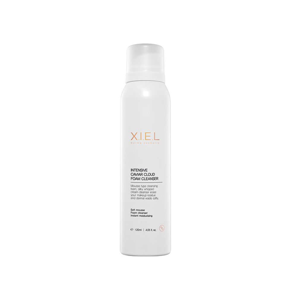 XIEL Intensive Caviar Cloud Foam Cleanser Deep Cleansing Soft Fine Bubbles Irritation All Skin Types Best Selling Korea CGMP