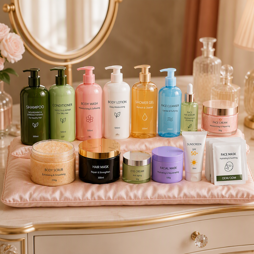 OEM ODM Cosmetics Manufacturer | Private Label Skincare Haircare Body Care | Custom Formula &amp; Packaging