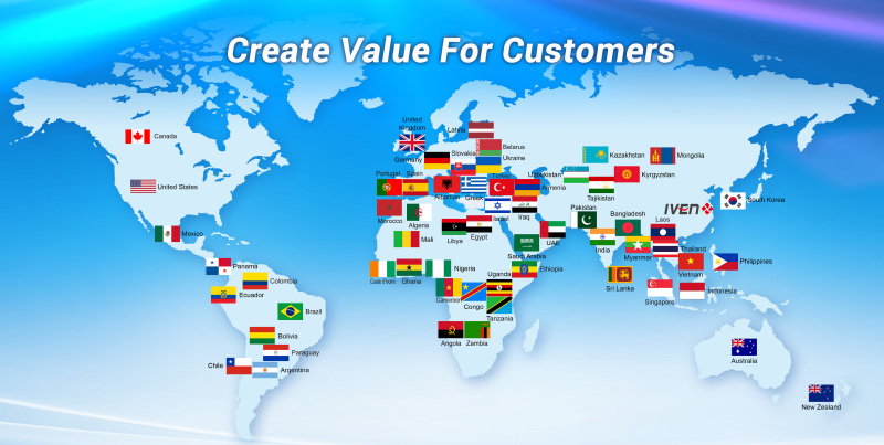 Sales and Service Network Map