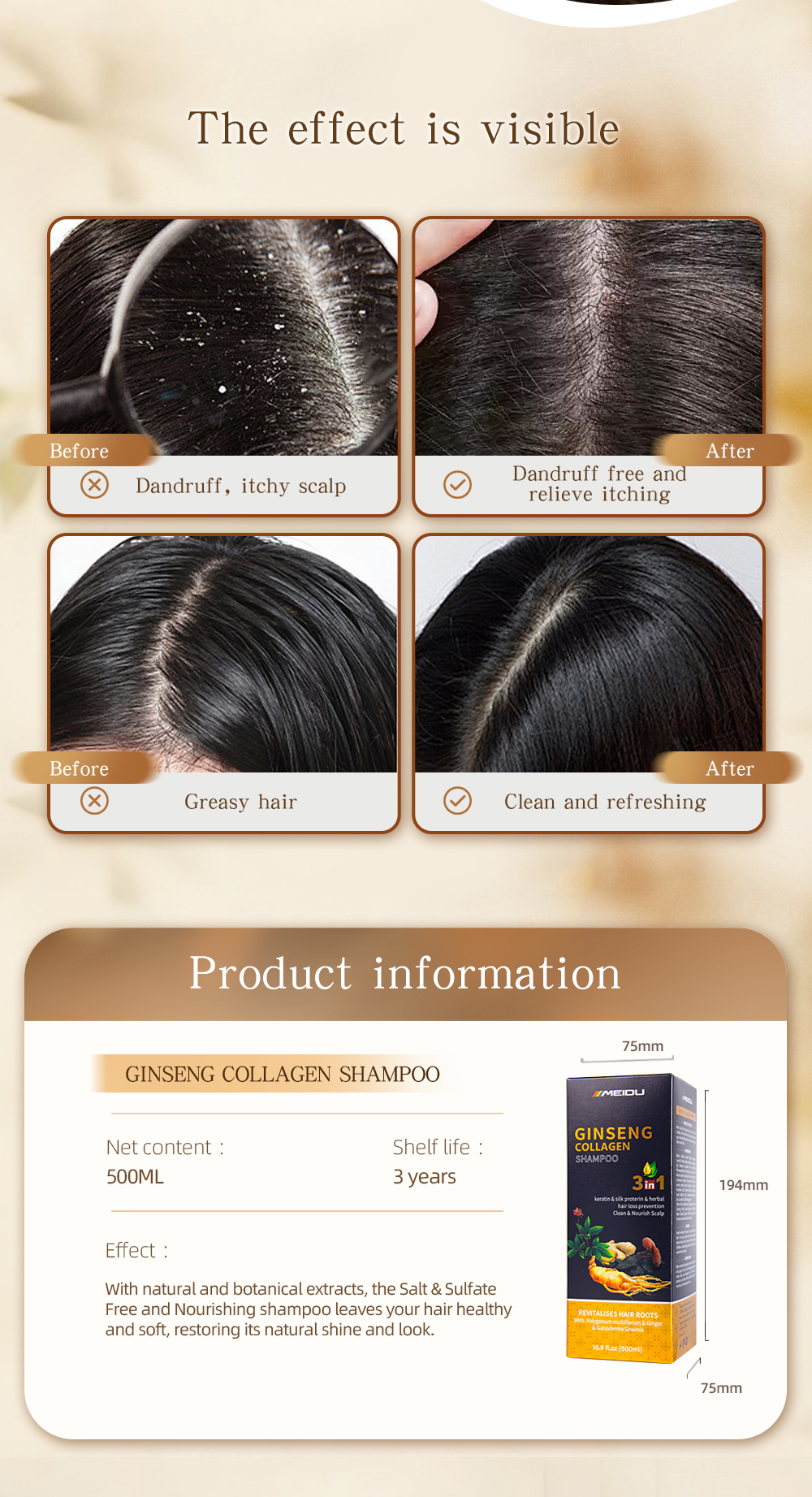 Product detail view