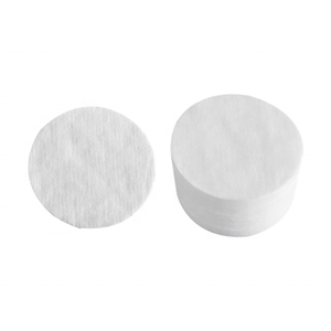 Health 100% Natural Cotton Pads 8cm Diameter Makeup Face Cleansing Pads Soft Cosmetic ISO CE Certified 0.95-1.2g/pc OEM/ODM