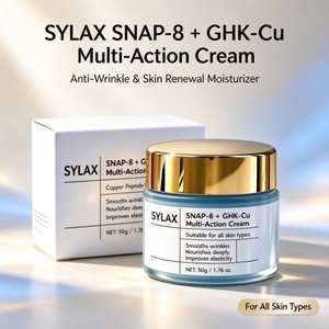 SYLAX One-stop OEM ODM Custom Skincare Service Snap-8 GHK-Cu Blue Copper Peptide Anti Wrinkle Deep Hydrating Multi Action Cream
