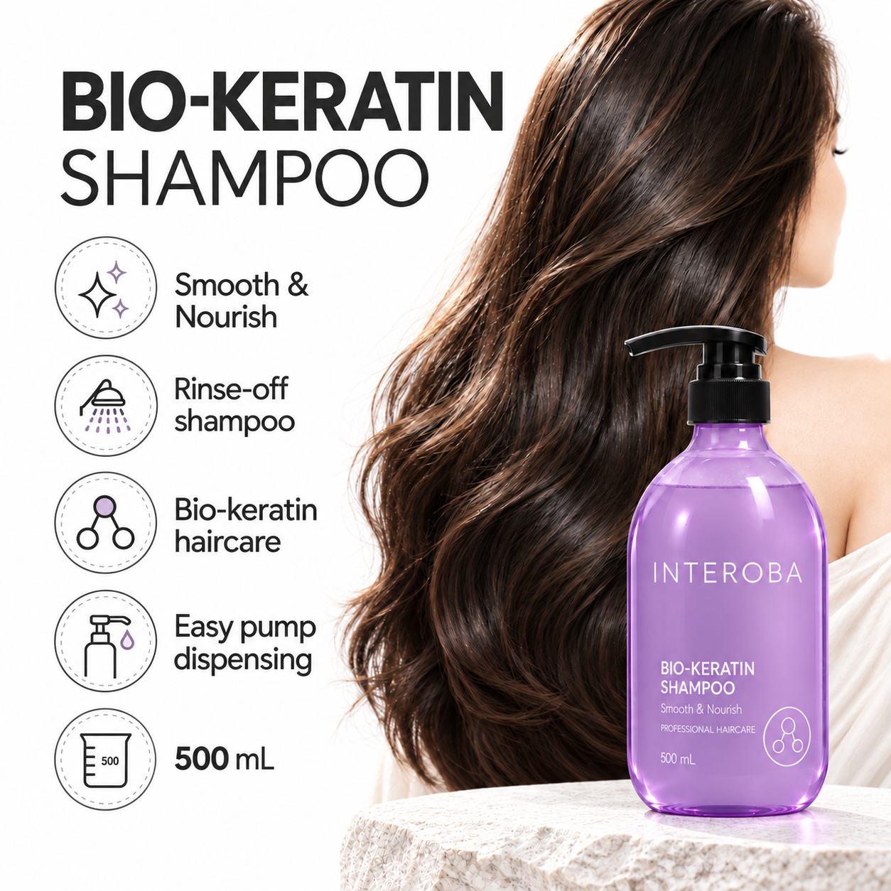 Professional Keratin Treatment Shampoo Natural Argan Oil Collagen Keratina to All Hair Types OEM/ODM