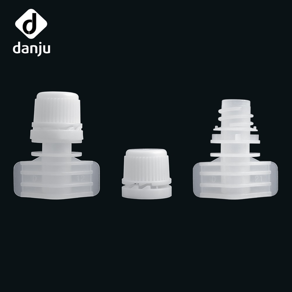 Leakproof 6mm Precision Dispensing Plastic Spout Cap for Cosmetic Skincare Cream Gel Personal Care Flexible Packaging Pouch