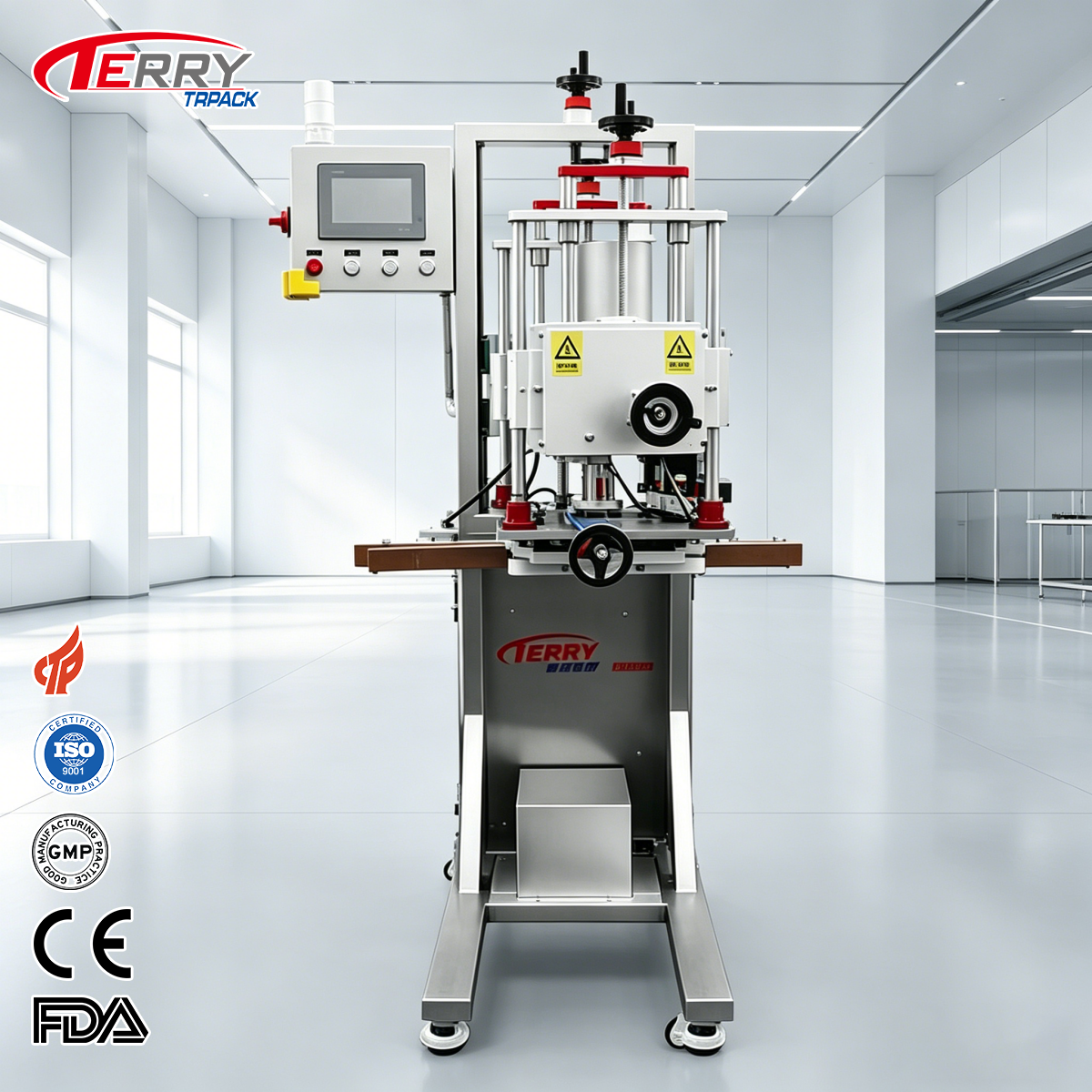 CE Fast Changeover Automatic Single Head Capping Machine for Skincare Jar Serum Vial in Cosmetic Skincare Packaging Line