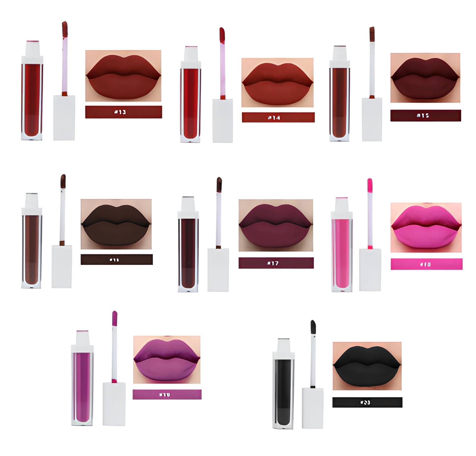Custom Private Label Vegan Lip Gloss Matte Liquid Lip Balm Waterproof Moisturizing Tinted Plumping Gloss