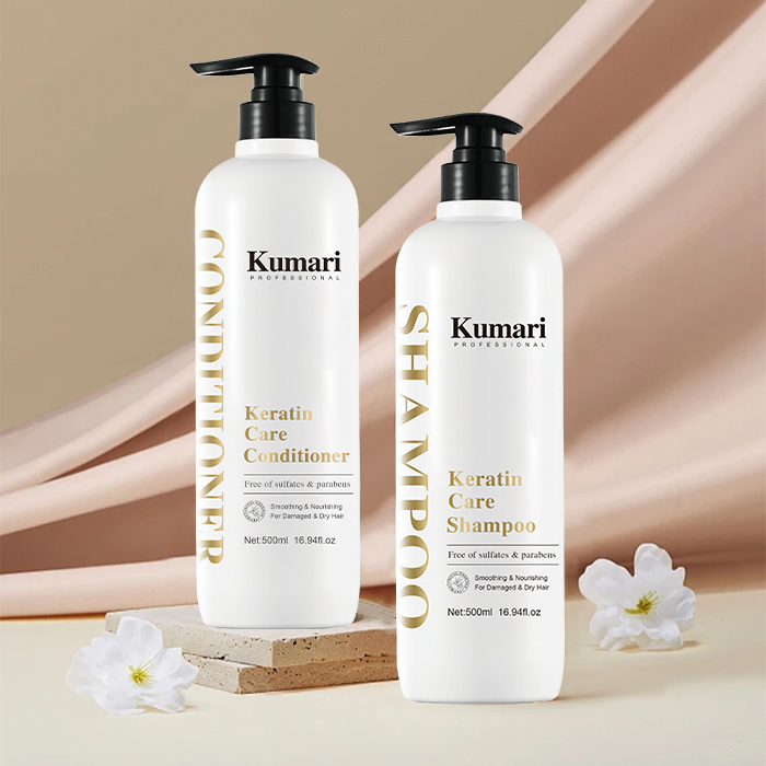 Private Label Organic Argan Oil Nourishing Deep Refreshing Keratin Shampoo and Conditioner 2-in-1 Hair Care Set
