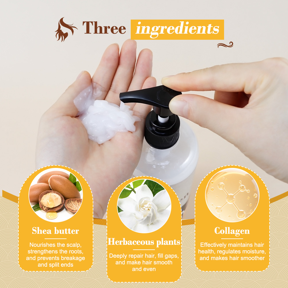 Wholesale Private Label Vegan Premium Grade Smoothing Repairing Deep Hydrating Moisturizing Collagen Hair Conditioner