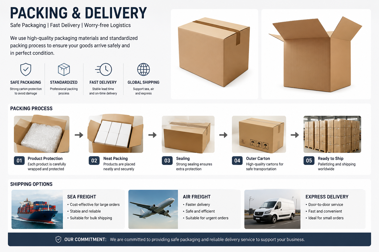Packing and Delivery Standards
