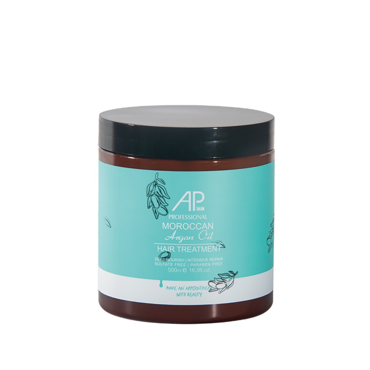 AP Sulfate Free Organic Argan Oil Damaged Hair Repair Mask Custom Private Label 500ml Natural Organ Smoothing Hair Mask