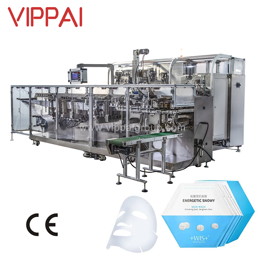 VIPPAI New Cosmetics Skin Care Medical Face Mask Making Machine Collagen Fully Automatic Mask Maker Equipment