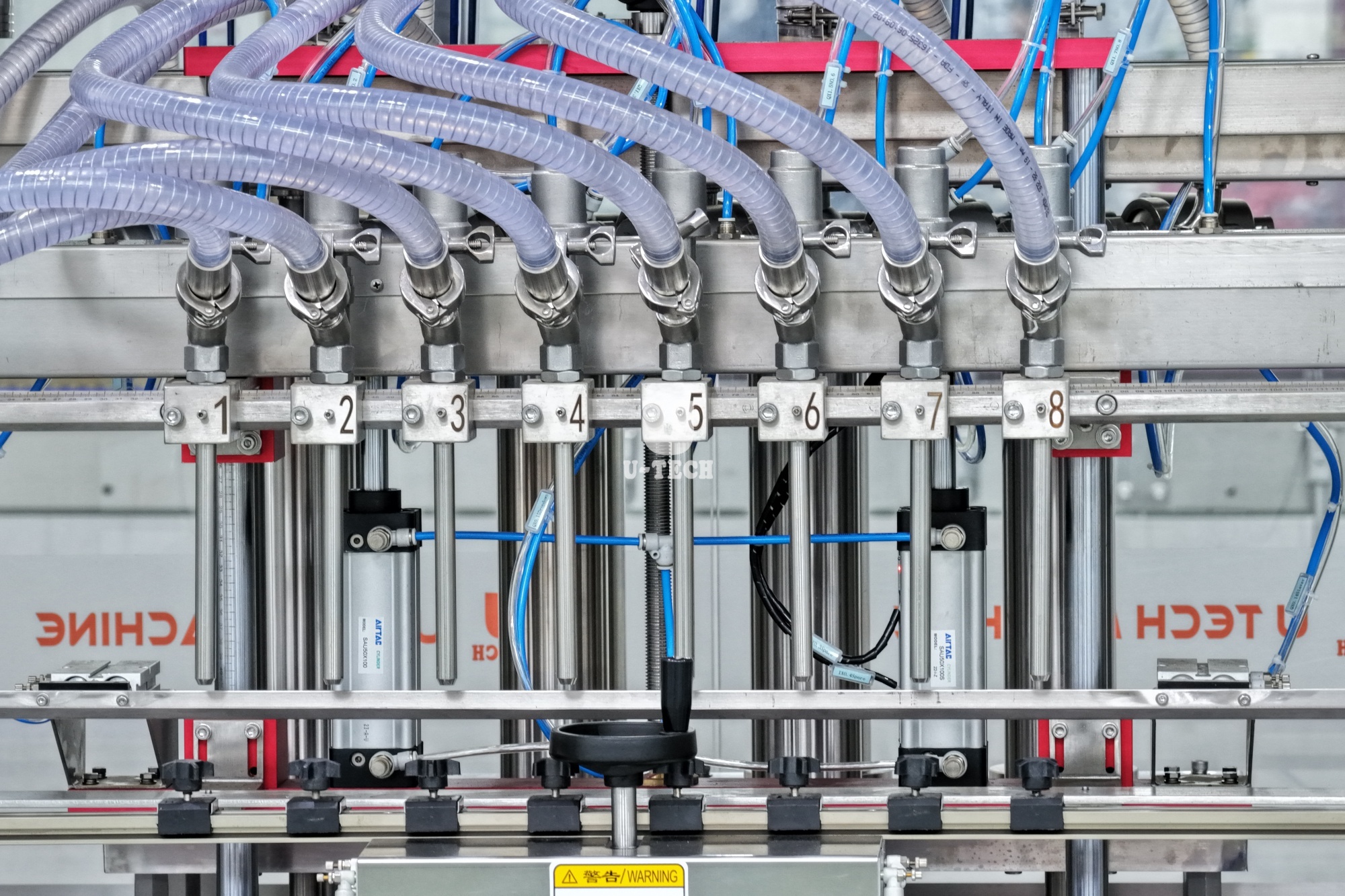 Automatic Plastic Bottle Cosmetic Cream Ointment Viscous Products Piston Filling Machine Production Line