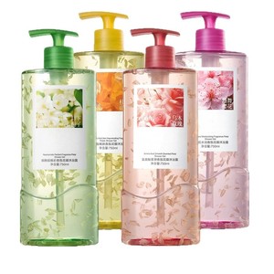 Petal Fragrance Body Wash With Niacinamide Deep Hydrating Nourish Skin Long Lasting Aroma Gentle Cleansing OEM Custom Service