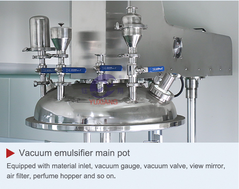 100L Vacuum Cosmetic Mixing Machine for Making Keratin Shampoo