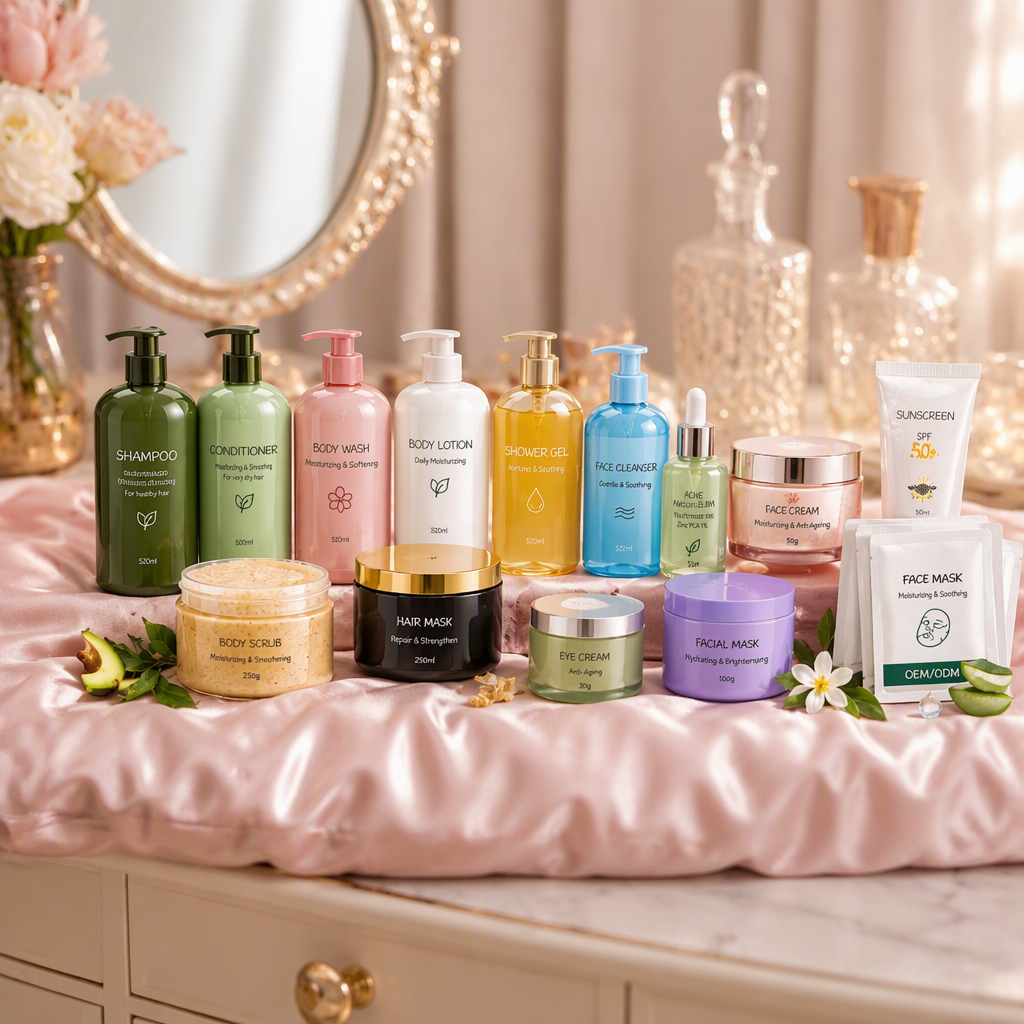 OEM ODM Cosmetics Manufacturer | Private Label Skincare Haircare Body Care | Custom Formula &amp; Packaging