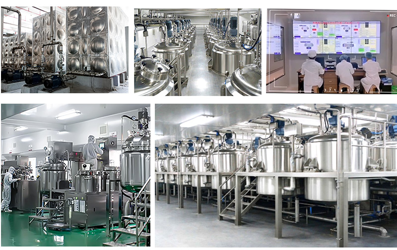 1000 Lts Reactor Vacuum Emulsifying Mixer Homogenizer Reactor 316L Homogenizer Cosmetics Production Equipment