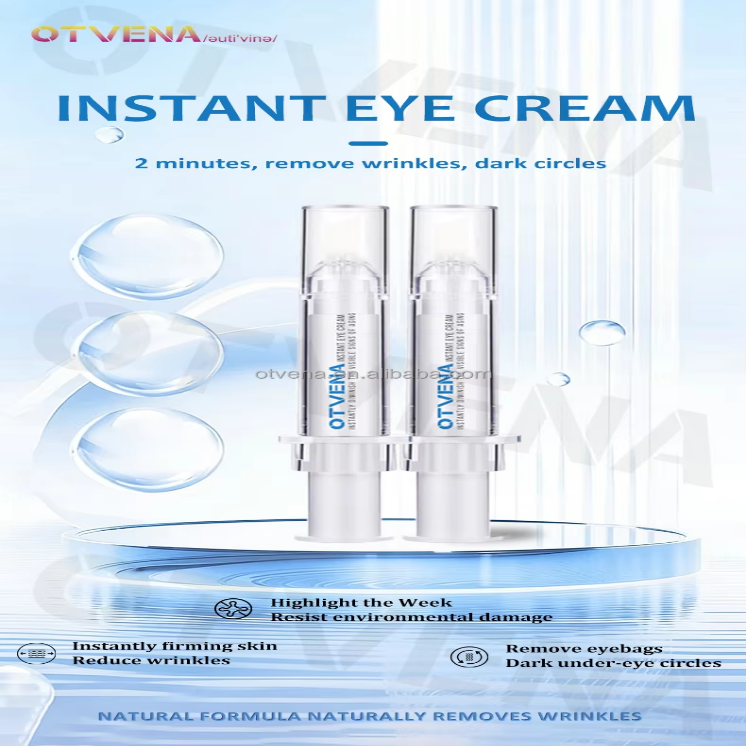 OTVENA Instant Smoothing Eye Cream Minimize Wrinkles Even Skin Tone Under Eye Base for Makeup Custom Logo