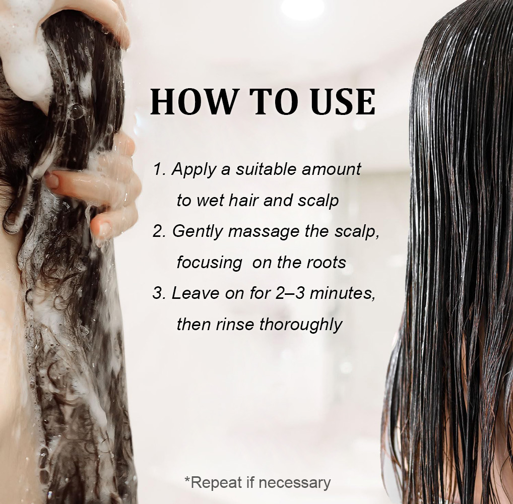 OEM Herbal Nourishing Scalp Strengthening Shampoo Anti-Hair Loss Volumizing for Thin & Oily Hair Damaged Scalp ODM Private Label